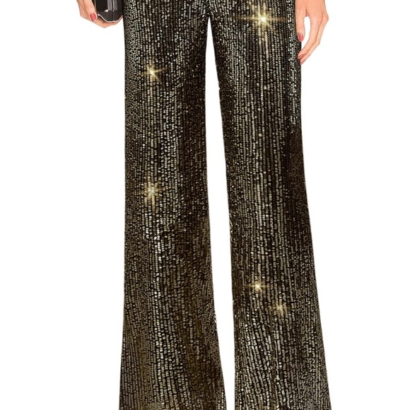 Sequin High Waisted Wide Leg XL - Picture 2 of 5